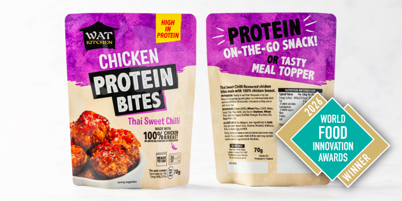 Wat Kitchen wins 'Best Meat/Poultry Product' at the World Food Innovation Awards
