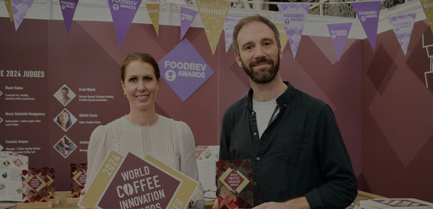 Winners of the World Coffee Innovation Awards, at Caffe Culture